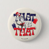 Katze im Hut | Das ist Button (Vorderseite)