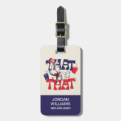 Katze im Hut | Das ist Gepäckanhänger (Vorderseite vertikal)