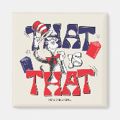 Katze im Hut | Das ist Magnet (Vorne)