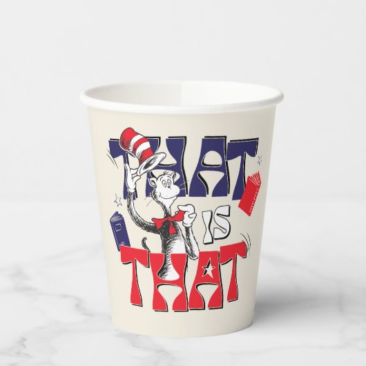 Katze im Hut | Das ist Pappbecher (Links)