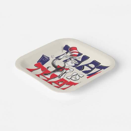 Katze im Hut | Das ist Pappteller (Gewinkelt)