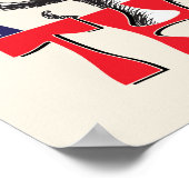 Katze im Hut | Das ist Poster (Ecke)