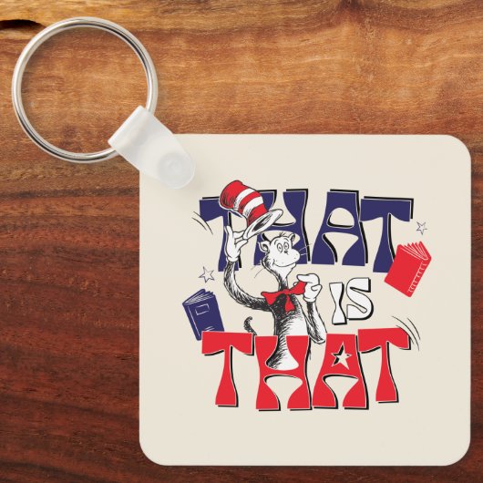 Katze im Hut | Das ist Schlüsselanhänger (Vorderseite)