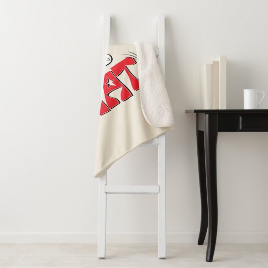 Katze im Hut | Das ist Sherpadecke (Beispiel)