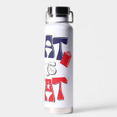 Katze im Hut | Das ist Trinkflasche (Rückseite)