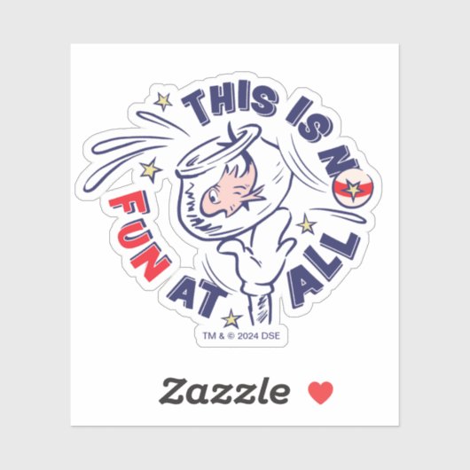 Katze im Hut | Das ist überhaupt kein Spaß Aufkleber (Blatt)