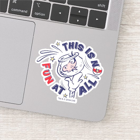 Katze im Hut | Das ist überhaupt kein Spaß Aufkleber (Detail)