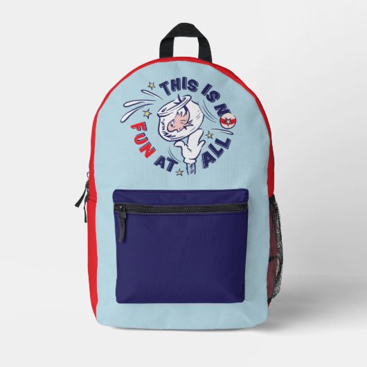 Katze im Hut | Das ist überhaupt kein Spaß Bedruckter Rucksack (Vorderseite)