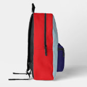 Katze im Hut | Das ist überhaupt kein Spaß Bedruckter Rucksack (Links)