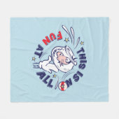 Katze im Hut | Das ist überhaupt kein Spaß Fleecedecke (Vorderseite (Horizontal))