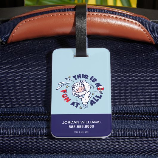 Katze im Hut | Das ist überhaupt kein Spaß Gepäckanhänger (Rückseite Insitu 4)