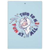 Katze im Hut | Das ist überhaupt kein Spaß Klemmbrett (Rückseite)