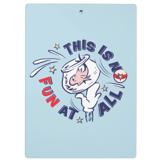 Katze im Hut | Das ist überhaupt kein Spaß Klemmbrett (Rückseite)