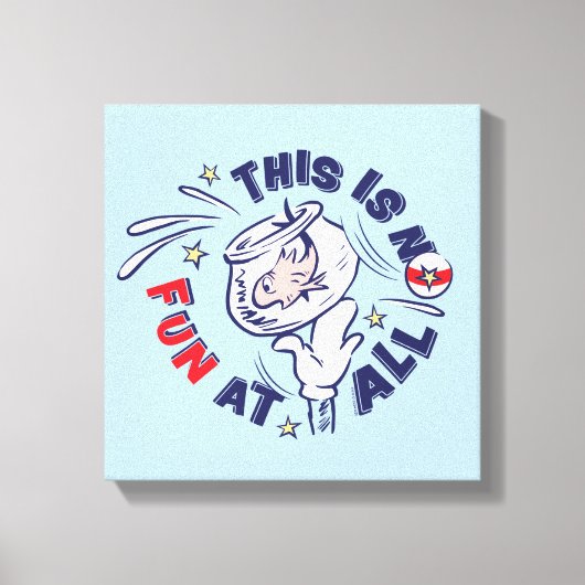 Katze im Hut | Das ist überhaupt kein Spaß Leinwanddruck (Vorderseite)