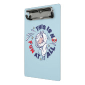 Katze im Hut | Das ist überhaupt kein Spaß Mini Klemmbrett (Gewinkelt2)