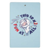 Katze im Hut | Das ist überhaupt kein Spaß Mini Klemmbrett (Rückseite)