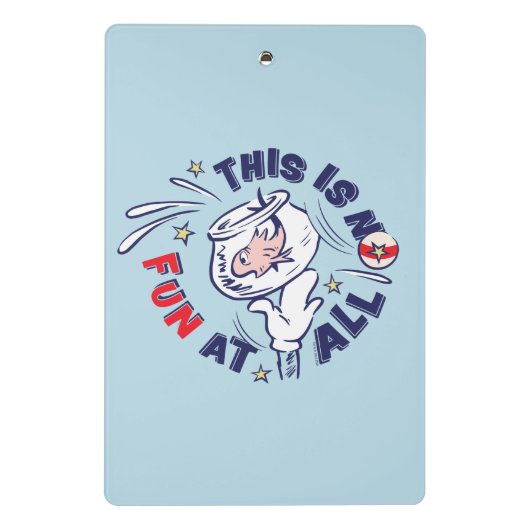 Katze im Hut | Das ist überhaupt kein Spaß Mini Klemmbrett (Rückseite)