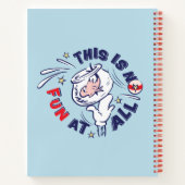 Katze im Hut | Das ist überhaupt kein Spaß Notizblock (Rückseite)