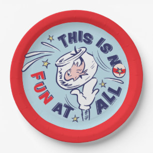 Katze im Hut   Das ist überhaupt kein Spaß Pappteller