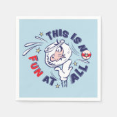 Katze im Hut | Das ist überhaupt kein Spaß Serviette (Vorderseite)