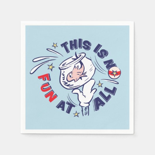 Katze im Hut | Das ist überhaupt kein Spaß Serviette (Vorderseite)