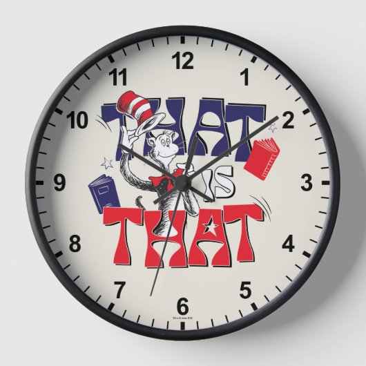 Katze im Hut | Das ist Uhr (Vorderseite)