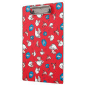 Katze im Hut | Das rote Muster der Fische Klemmbrett (Links)