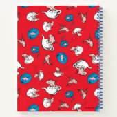 Katze im Hut | Das rote Muster der Fische Notizblock (Rückseite)