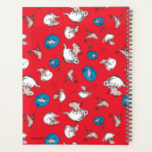 Katze im Hut | Das rote Muster der Fische Planer (Rückseite)