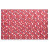 Katze im Hut | Das rote Muster der Fische Stoff (Fat Quarter (45,7 x 55,9 cm))