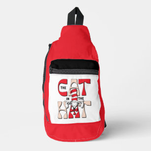 Katze im Hut   Die Alberne Katze im Hut Crossbody Bag