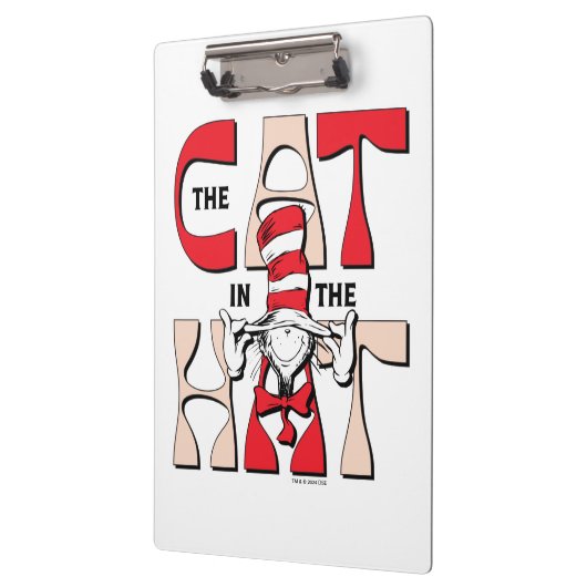 Katze im Hut | Die Alberne Katze im Hut Klemmbrett (Links)