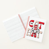 Katze im Hut | Die Alberne Katze im Hut Notizblock (Innenseite)