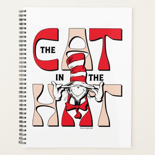 Katze im Hut | Die Alberne Katze im Hut Planer (Vorderseite)