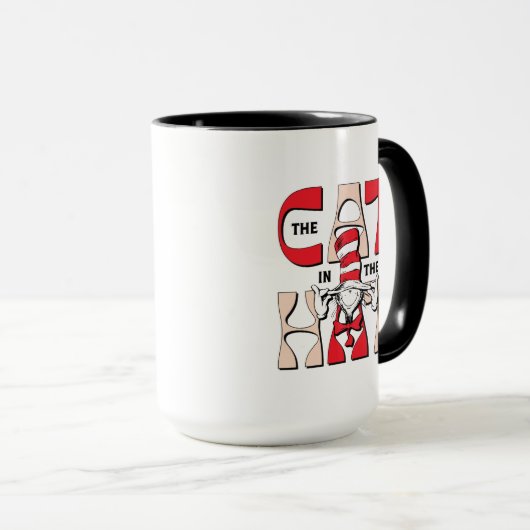 Katze im Hut | Die Alberne Katze im Hut Tasse (VorderseiteRechts)