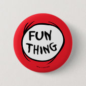 Katze im Hut | Die eine Sache zwei - Spaß Button (Vorderseite)