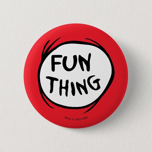 Katze im Hut | Die eine Sache zwei - Spaß Button (Vorderseite)