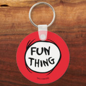 Katze im Hut | Die eine Sache zwei - Spaß Schlüsselanhänger (Rückseite)