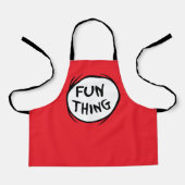 Katze im Hut | Die eine Sache zwei - Spaß Schürze (Vorderseite)