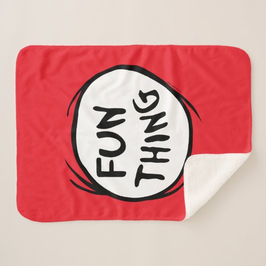 Katze im Hut | Die eine Sache zwei - Spaß Sherpadecke (Vorderseite (Horizontal))