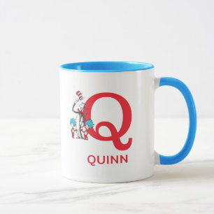 Katze im Hut, Ding Eins Name & Monogramm Q Tasse