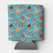 Katze im Hut Dosenkühler (Rückseite)