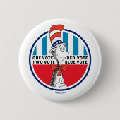 Katze im Hut | Eine Stimme, zwei Stimmen Button (Vorderseite)