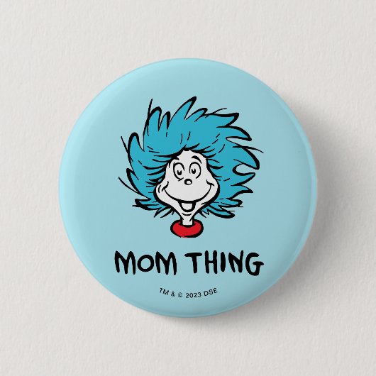 Katze im Hut | Eins - Zwei - Mama Button (Vorderseite)