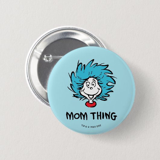 Katze im Hut | Eins - Zwei - Mama Button (Vorne & Hinten)