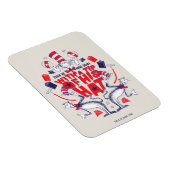 Katze im Hut| Er war mit einem Huttipp verschwunde Magnet (Rechte Seite)