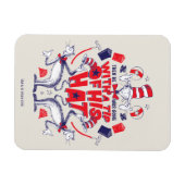 Katze im Hut| Er war mit einem Huttipp verschwunde Magnet (Horizontal)