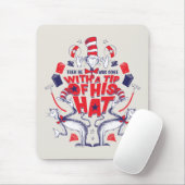 Katze im Hut| Er war mit einem Huttipp verschwunde Mousepad (Mit Mouse)