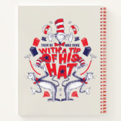 Katze im Hut| Er war mit einem Huttipp verschwunde Notizblock (Rückseite)