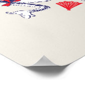 Katze im Hut| Er war mit einem Huttipp verschwunde Poster (Ecke)